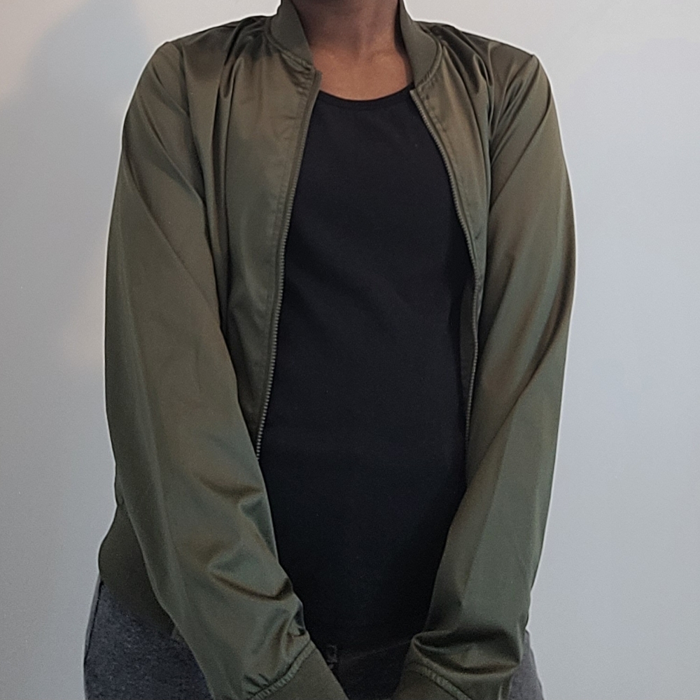 Satin bomber jacket - Picture 2 of 6